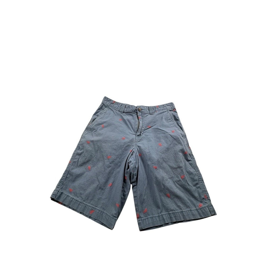 Magellan Outdoors Men's Blue Lobster Print Shorts‎ Size 30W Cotton Casual